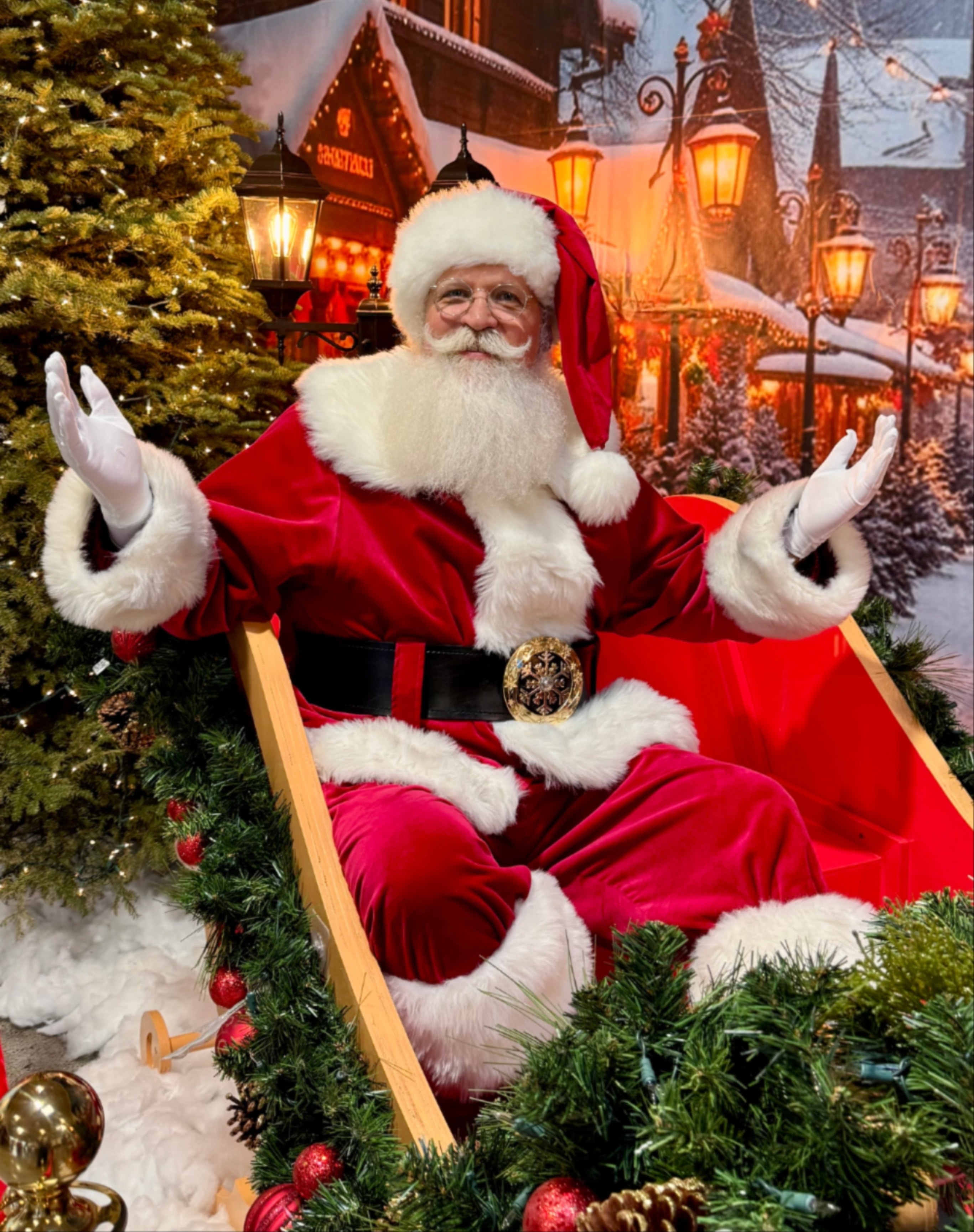 The SacTown Santa in full costume